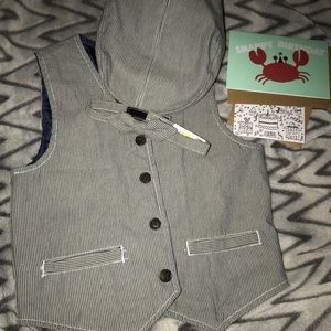 Vest, Cap & Bow Tie